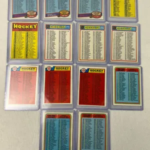 Hockey Card Checklists