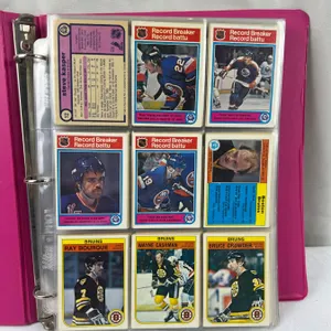 Binder of 82-83' O-Pee-Chee Hockey Cards