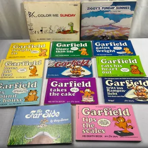 Cartoon Books Including Garfield