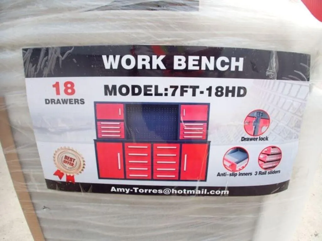 UNUSED Steelman 7 Ft Garage Cabinet Work Bench