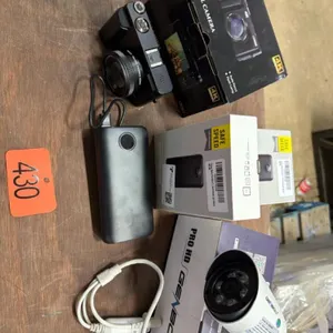 Digital camera,3- power banks,security camera