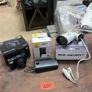 Digital camera, 3 power banks, 1 security camera