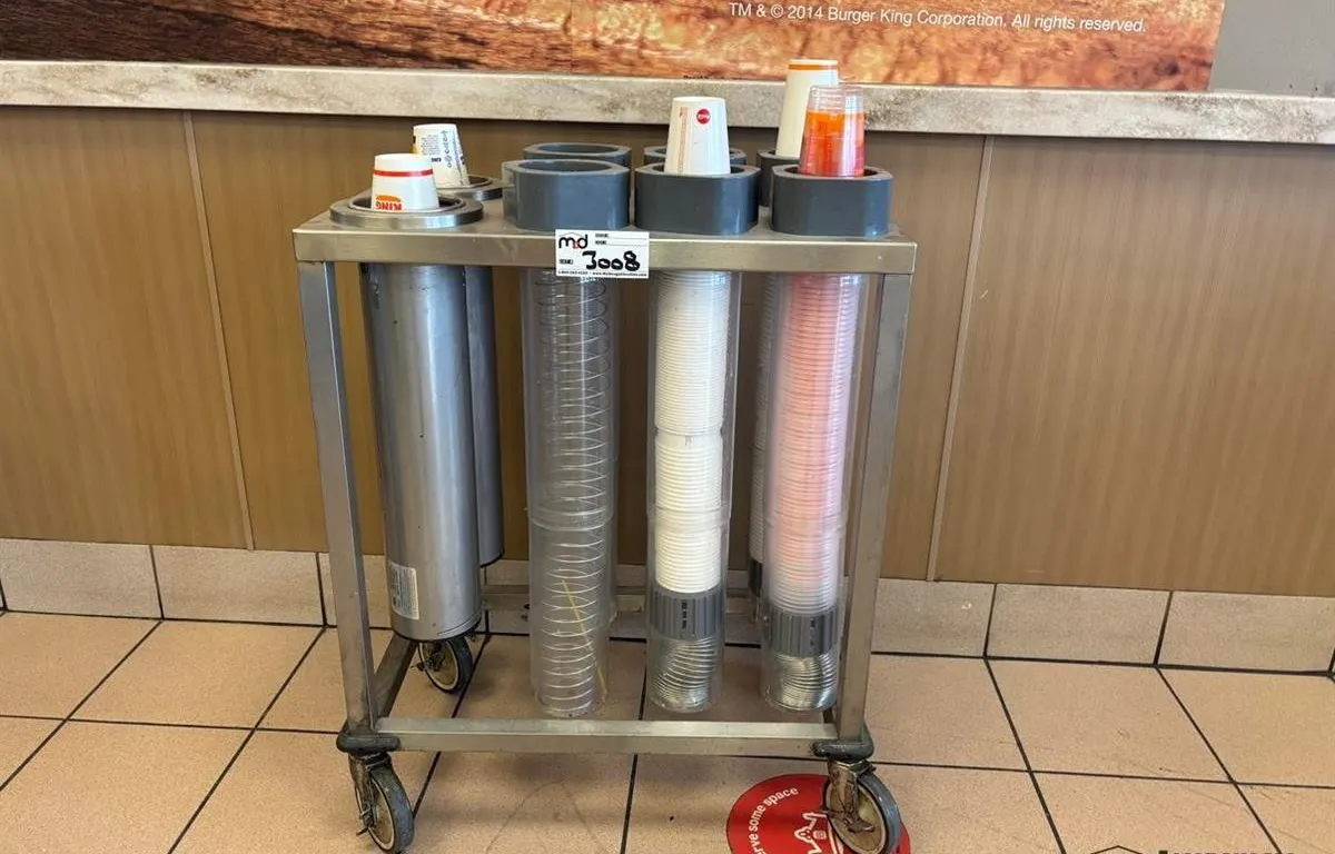 Dispense-Rite Cup & Lid Dispenser Cart
UNRESERVED