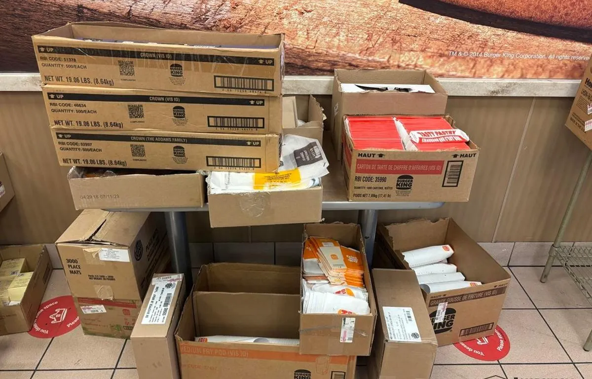 Burger King Food Packaging Supplies
UNRESERVED
