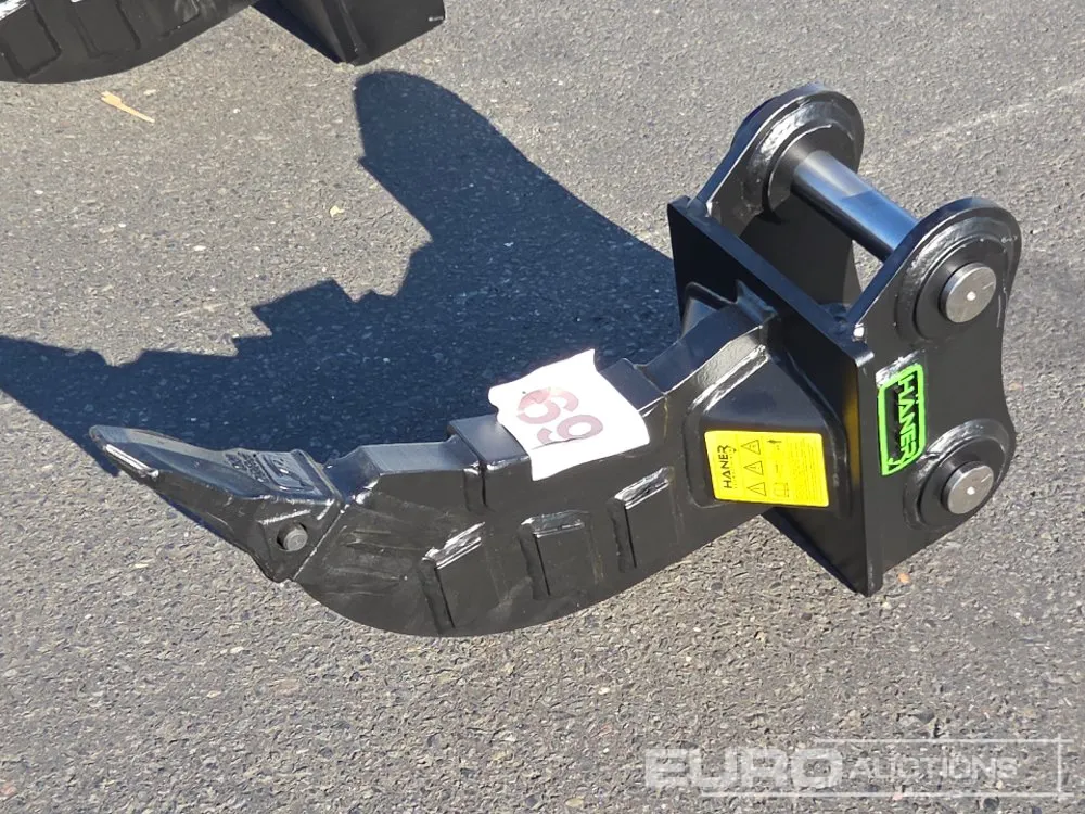 Unused 2026 Häner HRZP40A Ripper with 40mm Pin System (Wide: 135mm, Pin to Pin: 200mm) to suit 4-6 Ton Excavator, Weight: 51kg