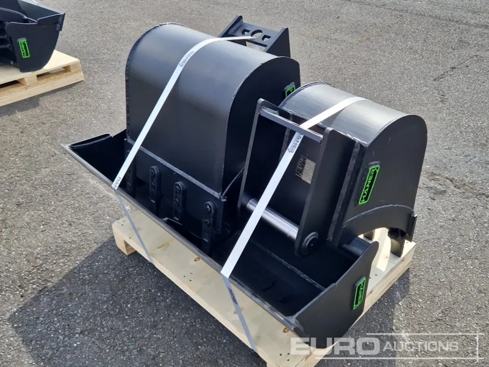 Unused Häner Bucket Package, HHG1100-MS01A Tilt Ditching, HTL130-MS01A (300mm), HTL150-MS01A (500mm) Digging Buckets, MS01 to suit 1-2 Ton Excavator (