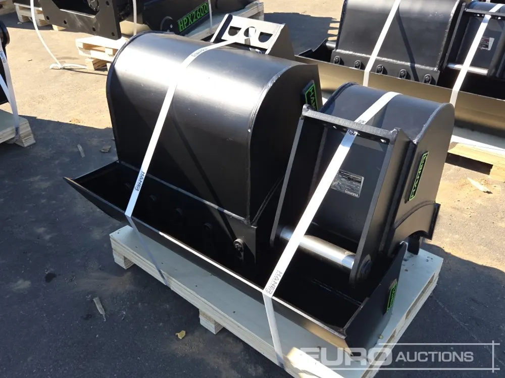 Unused Häner Bucket Package HHG2100-MS03A Tilt Ditching, HTL230-MS03A (300mm), HTL260-MS03A (600mm) Digging Buckets, MS03 to suit 2-3 Ton Excavator (3