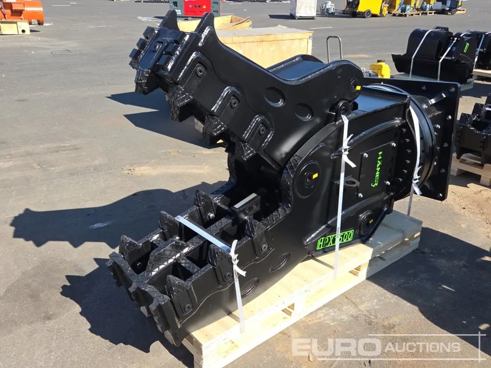 Unused 2026 Häner HPX1500A Hydraulic Rotating Pulveriser to suit 16-22 Ton Excavator, Open/Close Operating Pressure: 280-320 bar, Open/Close Oil Flow