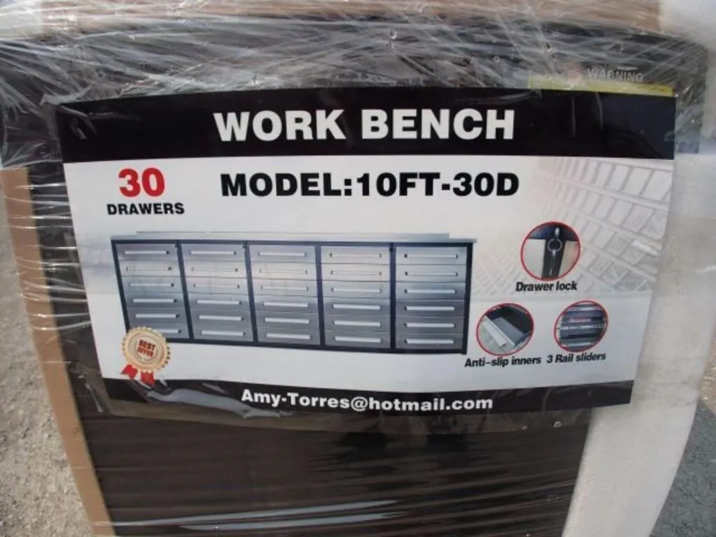 UNUSED Steelman 10 Ft Garage Cabinet Work Bench