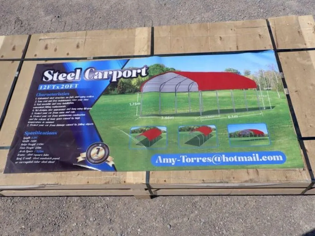 UNUSED Gold Mountain Classic Steel Carport
