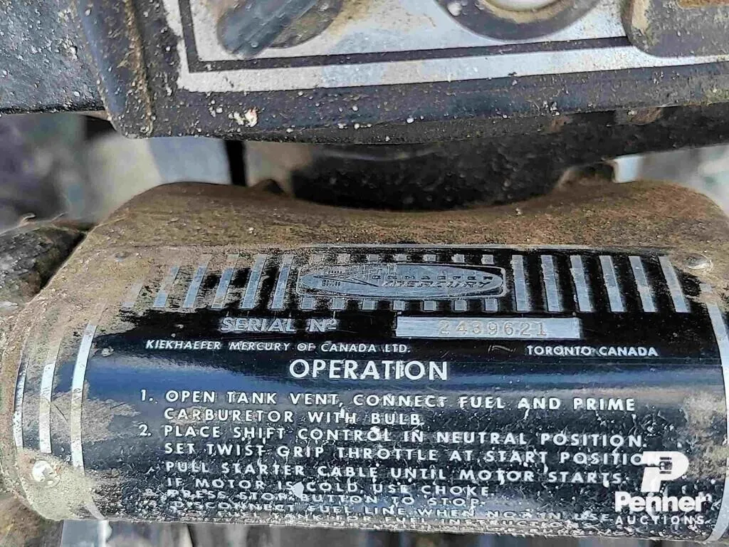 1969 Mercury 200 20HP Outboard Motor