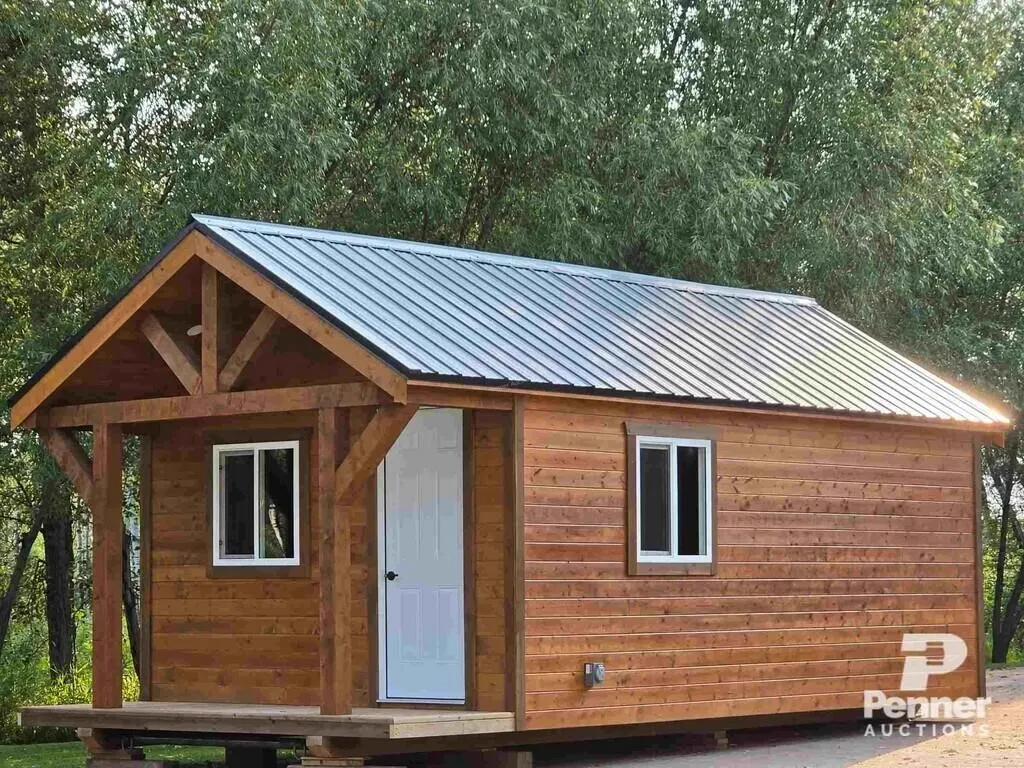Unused 12ftX24ft Insulated Cabin on 6X6 Fir Skids