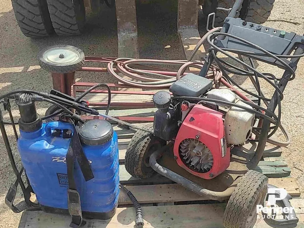 Gas Pressure Washer, Torch Cart, Backpack Sprayer