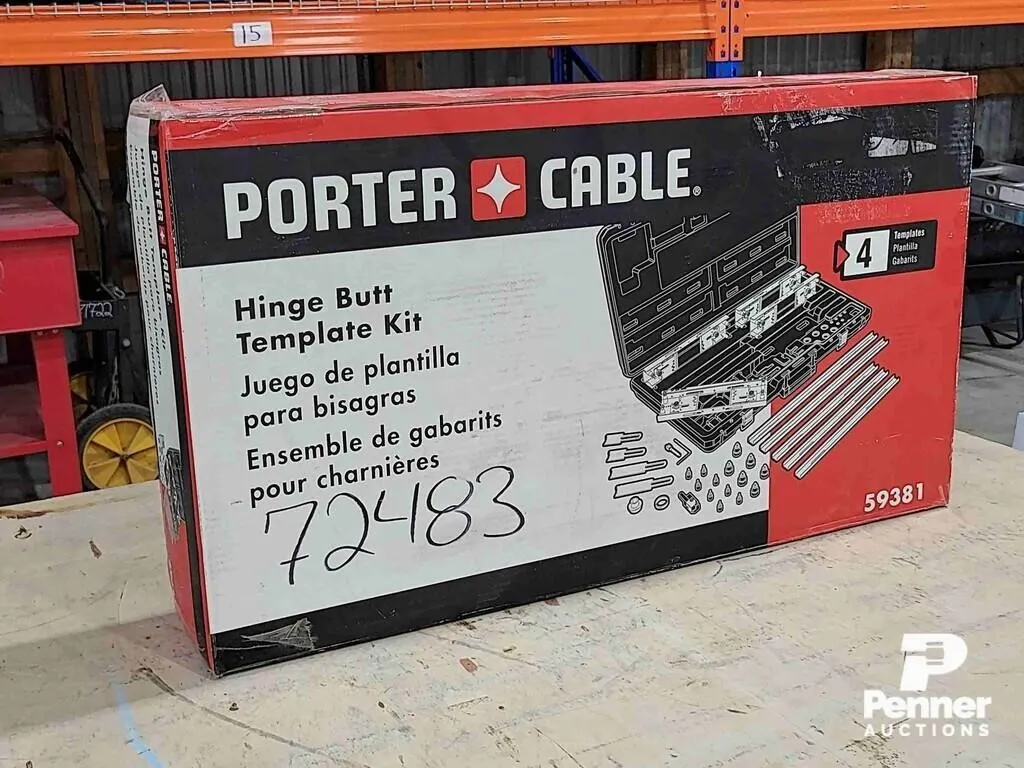 Porter Cable 59381 Hinge Butt Template Kit
