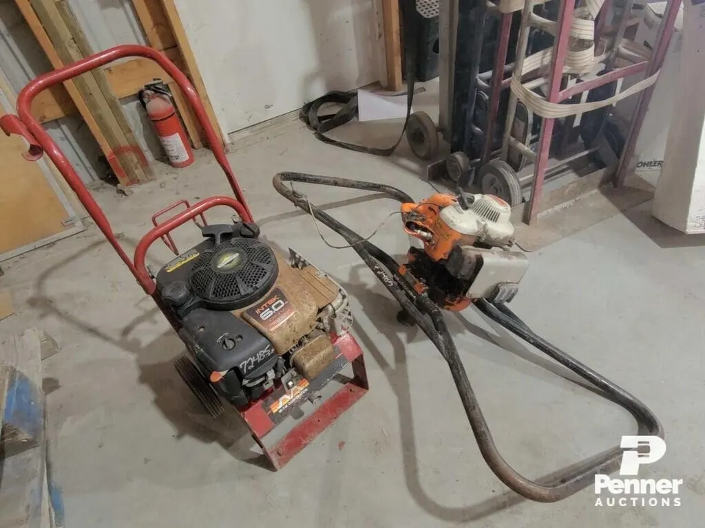 Stihl 2 Man Auger & Gas Pressure Washer