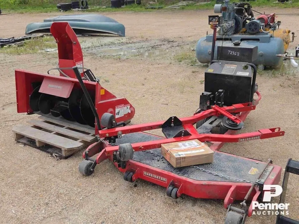 Quadivator Power Unit w/ Mower & Snow Blower