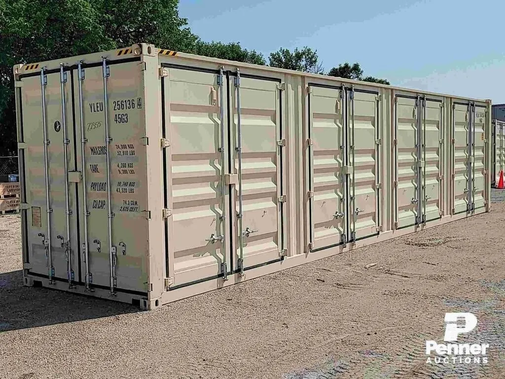 40' High Cube 4-Door Shipping Container