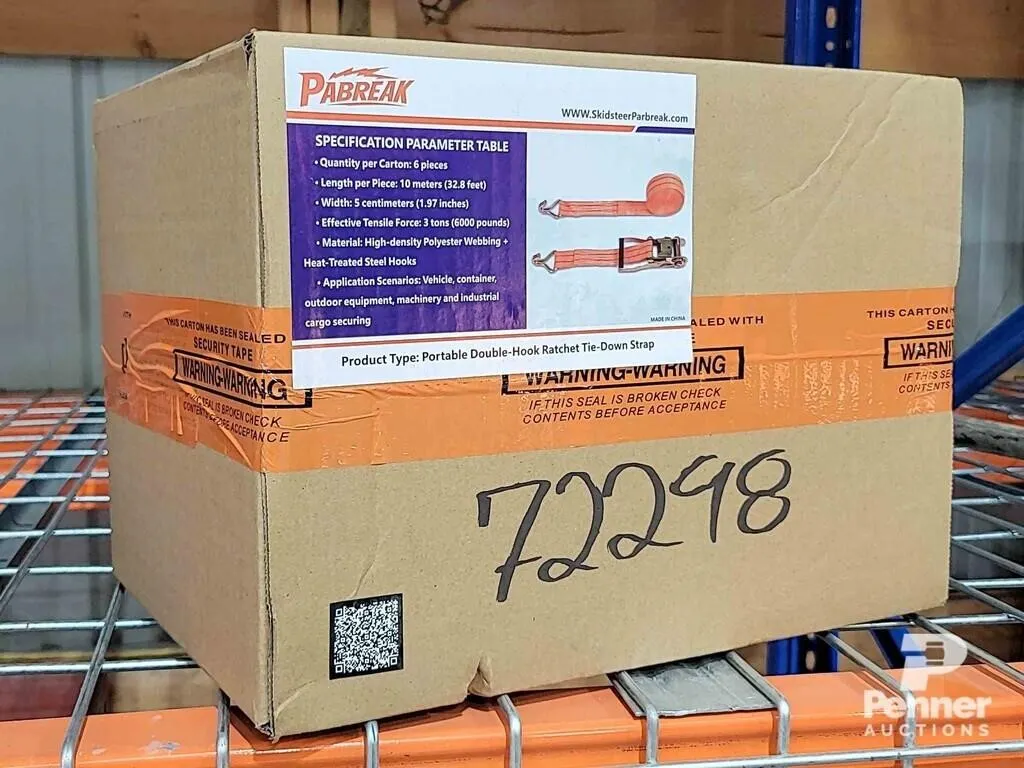Pabreak 2"X33' 6,000lb Ratchet Tie-Down Strap