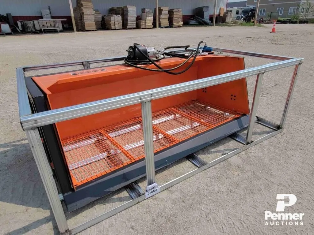 2026 72" Pabreak Skid Steer Q/C Screen Bucket