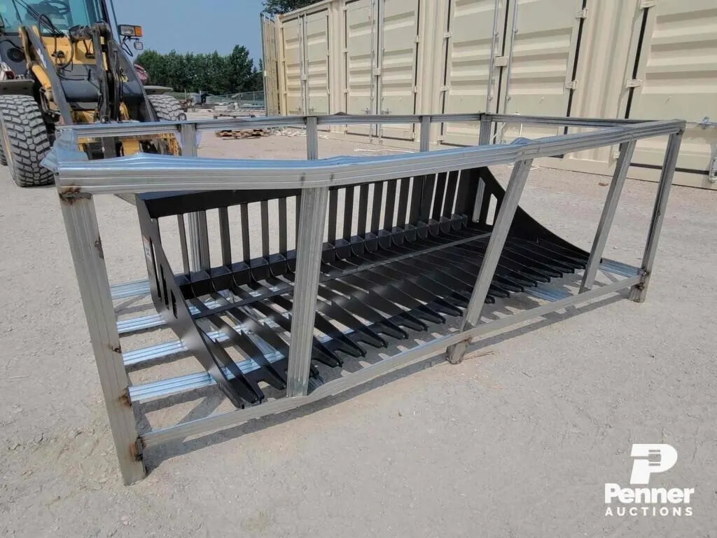 2026 80" Pabreak RB140 Skid Steer Q/C Rock Bucket