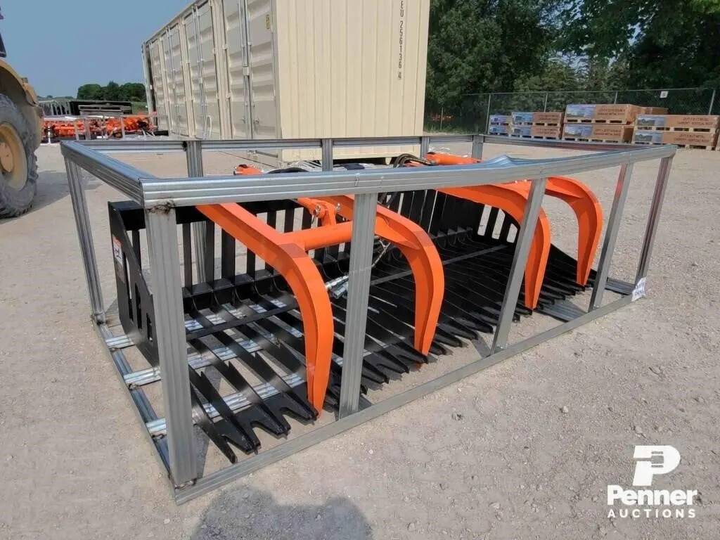 2026 84in Pabreak RGB240 Rock Grapple Bucket