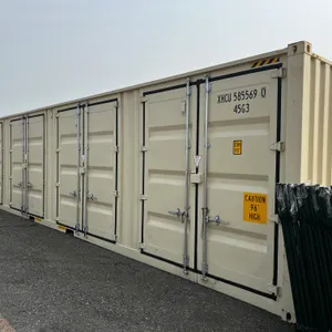 40' HC 5 Door Metal Sea Container (One time use)
