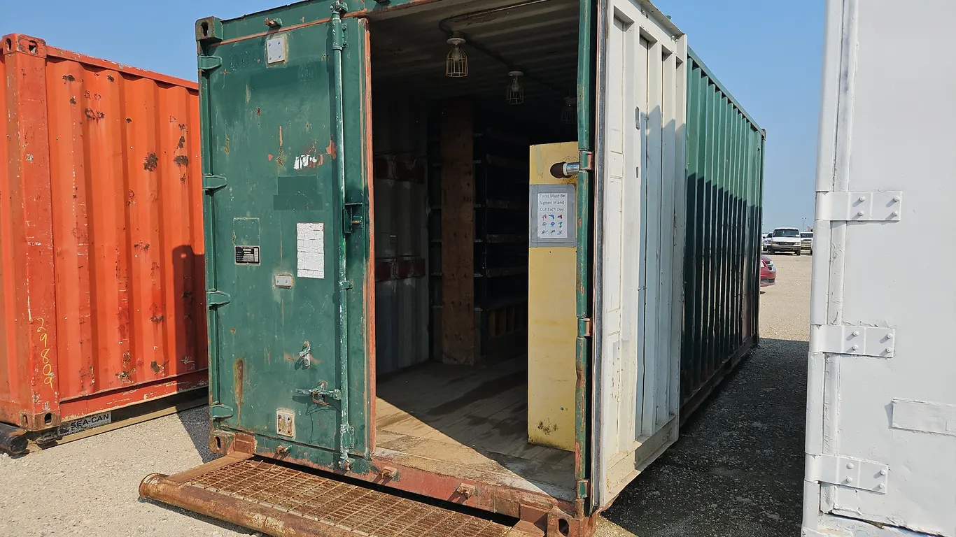 20ft 1 Door Skid Mounted Multi Use Sea Container