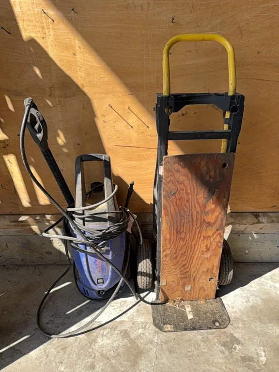 Simoniz S1500 Electric Pressure Washer & Hand Cart