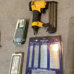 Power Fist air nailer, nails