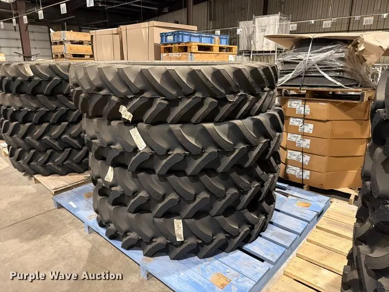 (4) Titan 380/90R46 tires