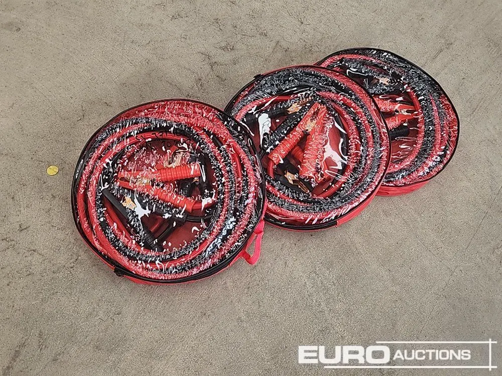 Unused 6M 3000amp Jump Leads (3 of)