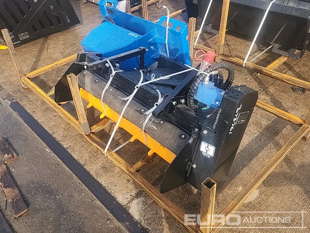 Unused 2026 MPR42 42" Power Rake to suit Mini Skidsteer Loader, Log Splitter to suit Skidsteer Loader (2 of)