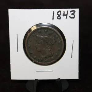 1843 U.S. Liberty Head Large Cent