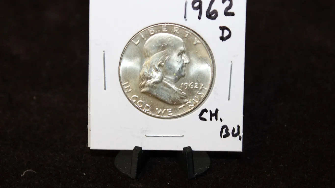 1962-D U.S. Franklin Silver Half Dollar