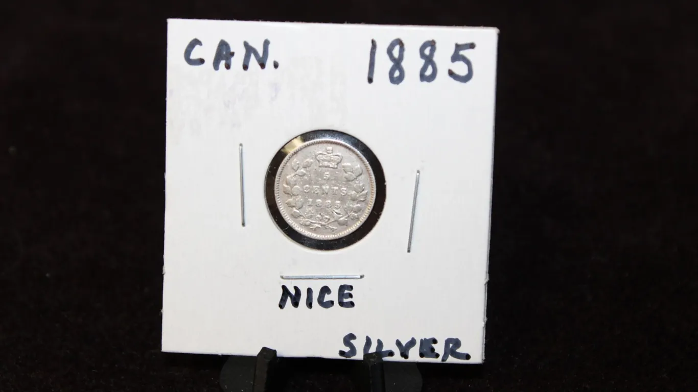 1885 Canada Silver 5¢