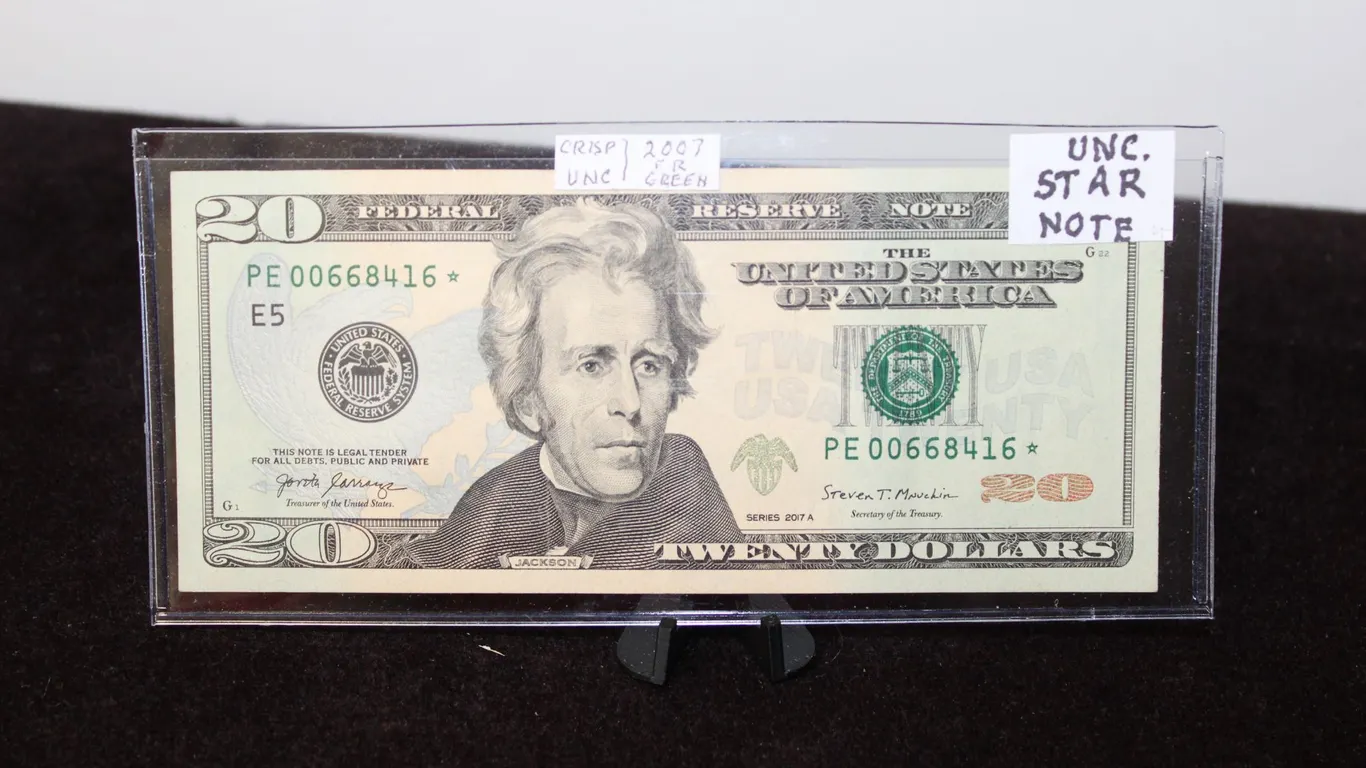 2017-A U.S. Federal Reserve $20 Star Note
