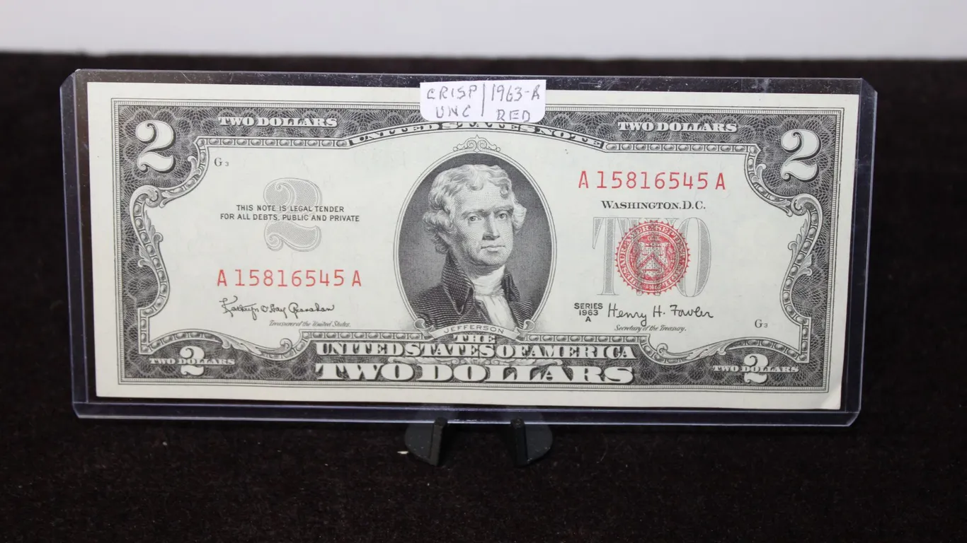 1963-A U.S. $2 United States Note, Red Seal