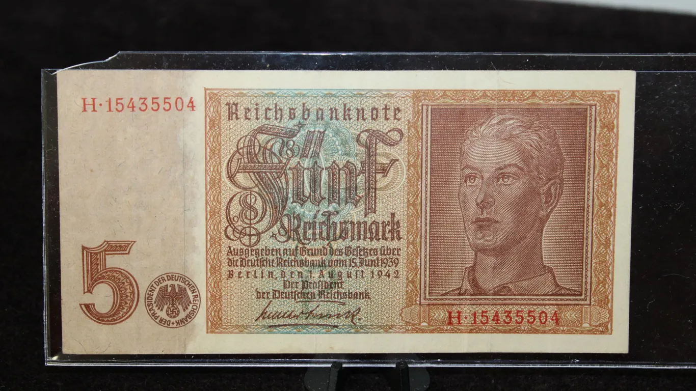 1942 Germany 5 Mark