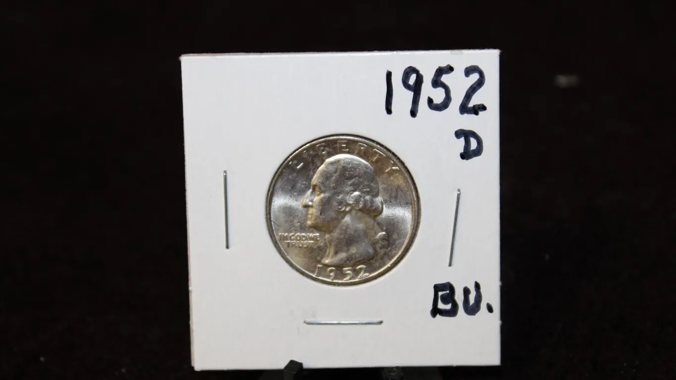 1952-D U.S. Washington Silver Quarter