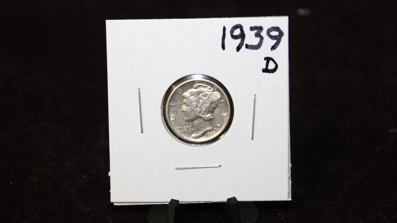 1939-D U.S. Mercury Silver Dime
