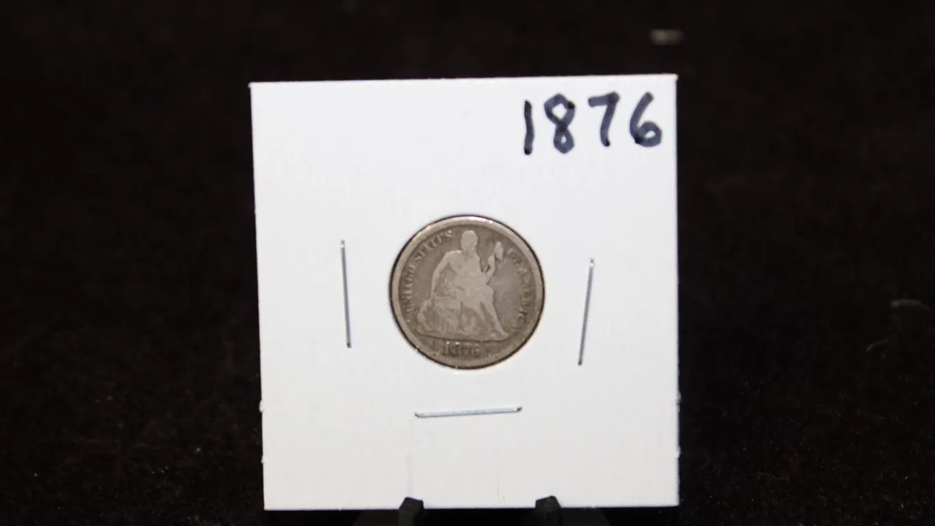 1876 U.S. Seated Liberty Silver Dime