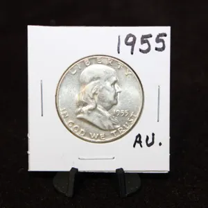 1955 U.S. Franklin Silver Half Dollar
