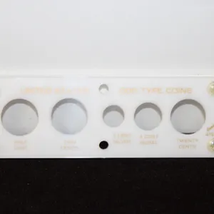Plastic 5-Coin Set Holder