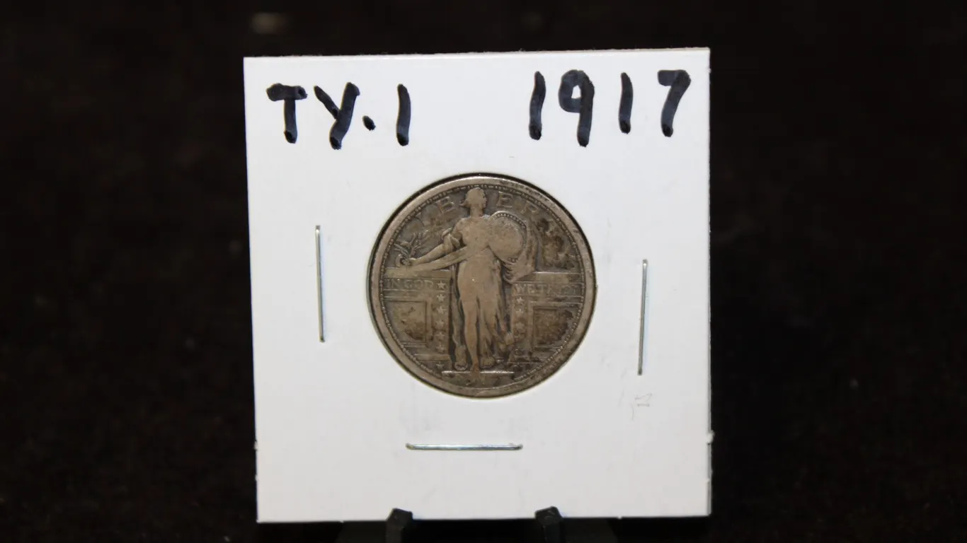 1917 U.S. Standing Liberty Silver Quarter