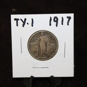 1917 U.S. Standing Liberty Silver Quarter