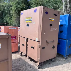 KNAACK JOBSITE BOXES WITH MISCELLANEOUS ITEMS