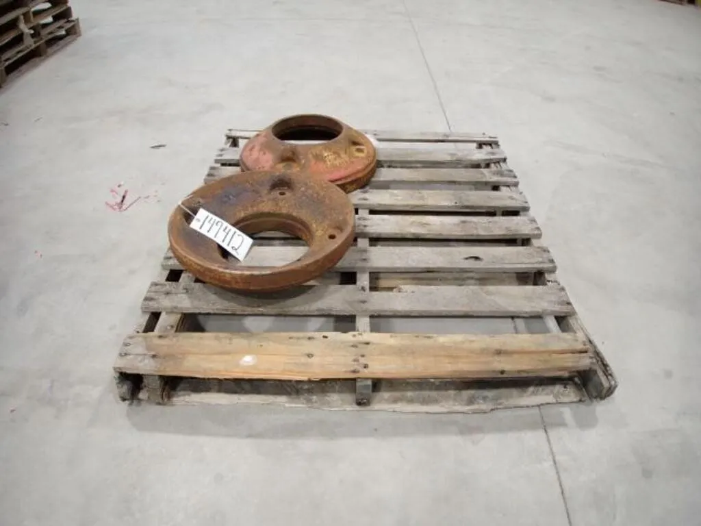 Qty Of (2) Massey Harris Tractor Wheel Weights