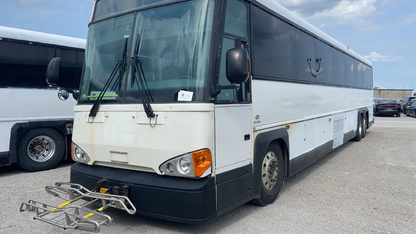 Non-Operable 2011 Motor Coach Industries D4500 T/A 55 Passenger Wheelchair Accessible Bus