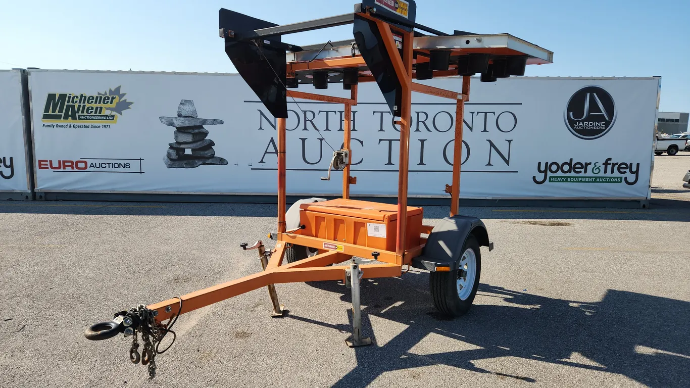 2021 Ver-Mac 4815-0 Solar Powered Arrow Board S/A Pintle Hitch Equipment Trailer
