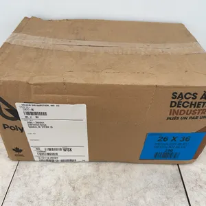 Case of 26”x 36” blue garbage bags